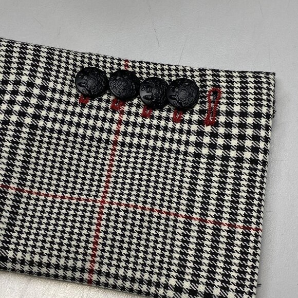 Veronica Beard Women’s Eva Plaid Blazer Jacket Size 4 White/Black — Single Breas - Picture 2 of 9